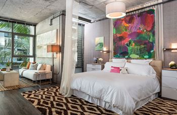Spacious open loft style floor plans